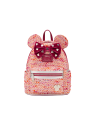 Sac à dos pink bouclé fabric Minnie Mouse LOUNGEFLY
