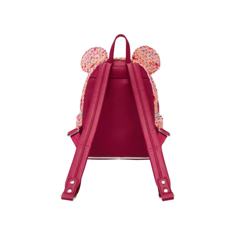 Sac à dos pink bouclé fabric Minnie Mouse LOUNGEFLY