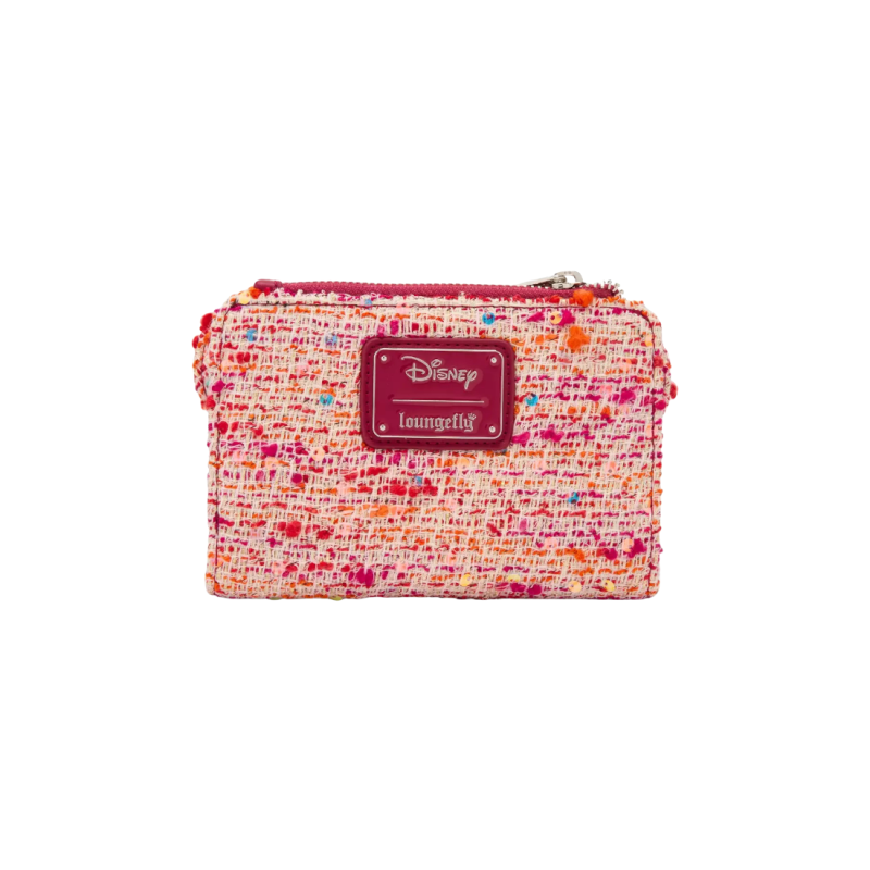 Portefeuille pink bouclé fabric Minnie Mouse LOUNGEFLY