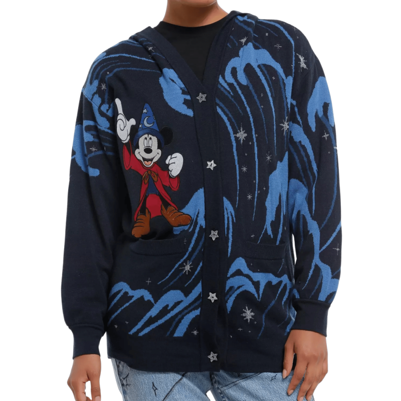 Cardigan Mickey Fantasia L'Apprenti Sorcier Disney