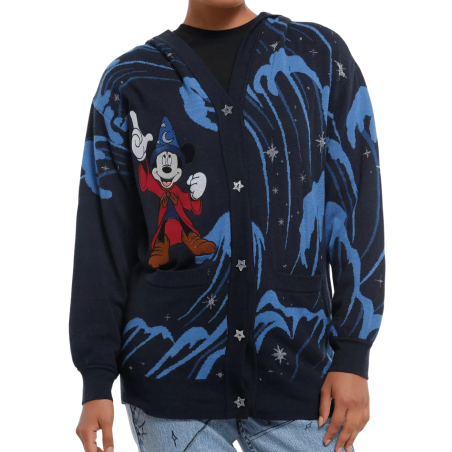 Cardigan Mickey Fantasia L'Apprenti Sorcier Disney