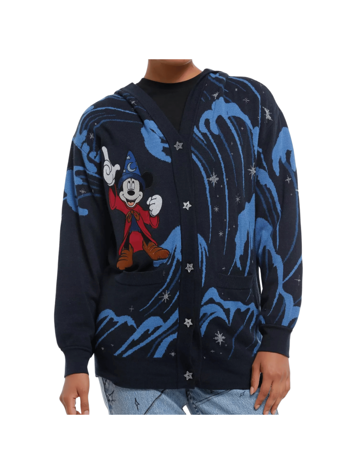 Cardigan Mickey Fantasia L'Apprenti Sorcier Disney