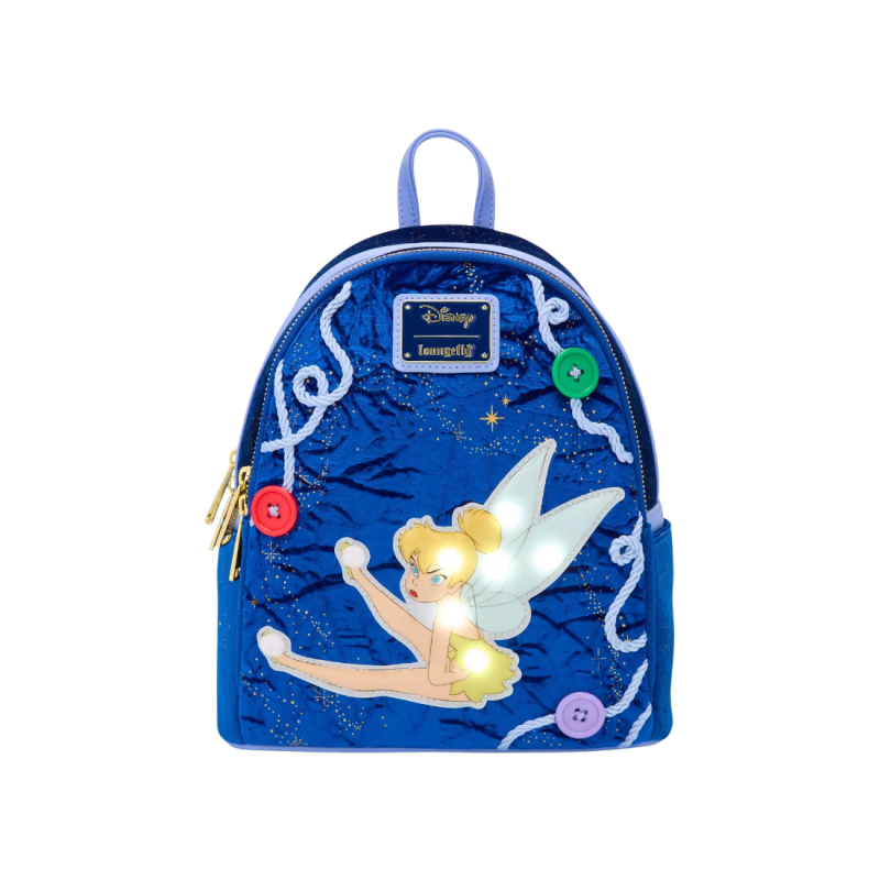 Sac à dos Fée clochette buttons light up Peter pan LOUNGEFLY
