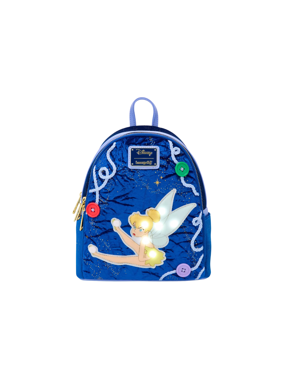 Sac à dos Fée clochette buttons light up Peter pan LOUNGEFLY