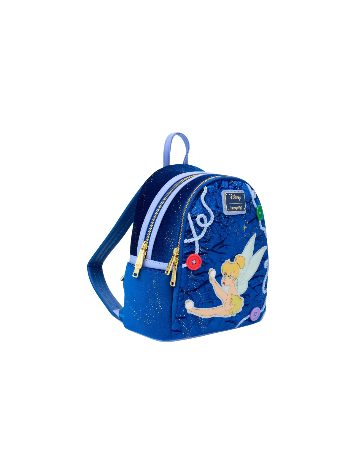 Sac à dos Fée clochette buttons light up Peter pan LOUNGEFLY