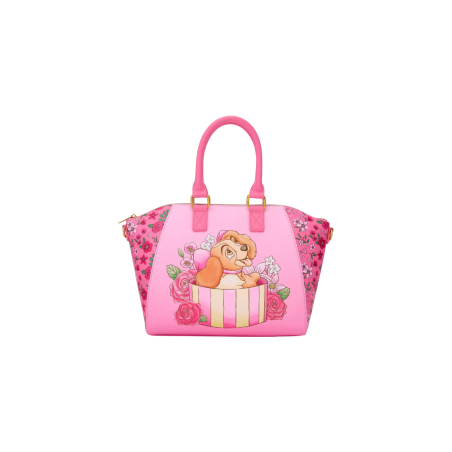 Sac à bandoulière pink présent La belle & le clochard LOUNGEFLY