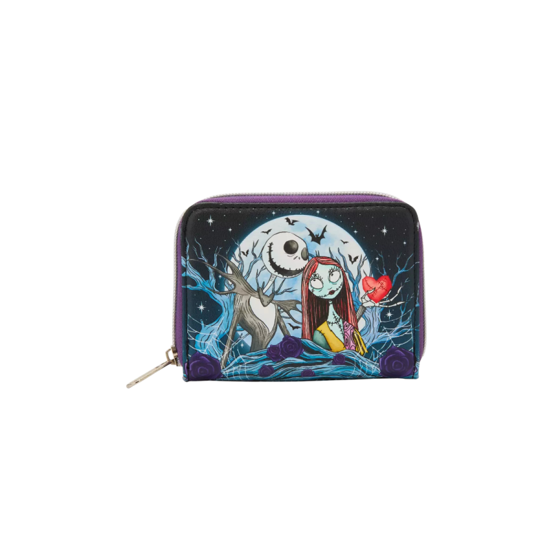 Portefeuille moon Jack & Sally L'étrange noël de Mr Jack LOUNGEFLY
