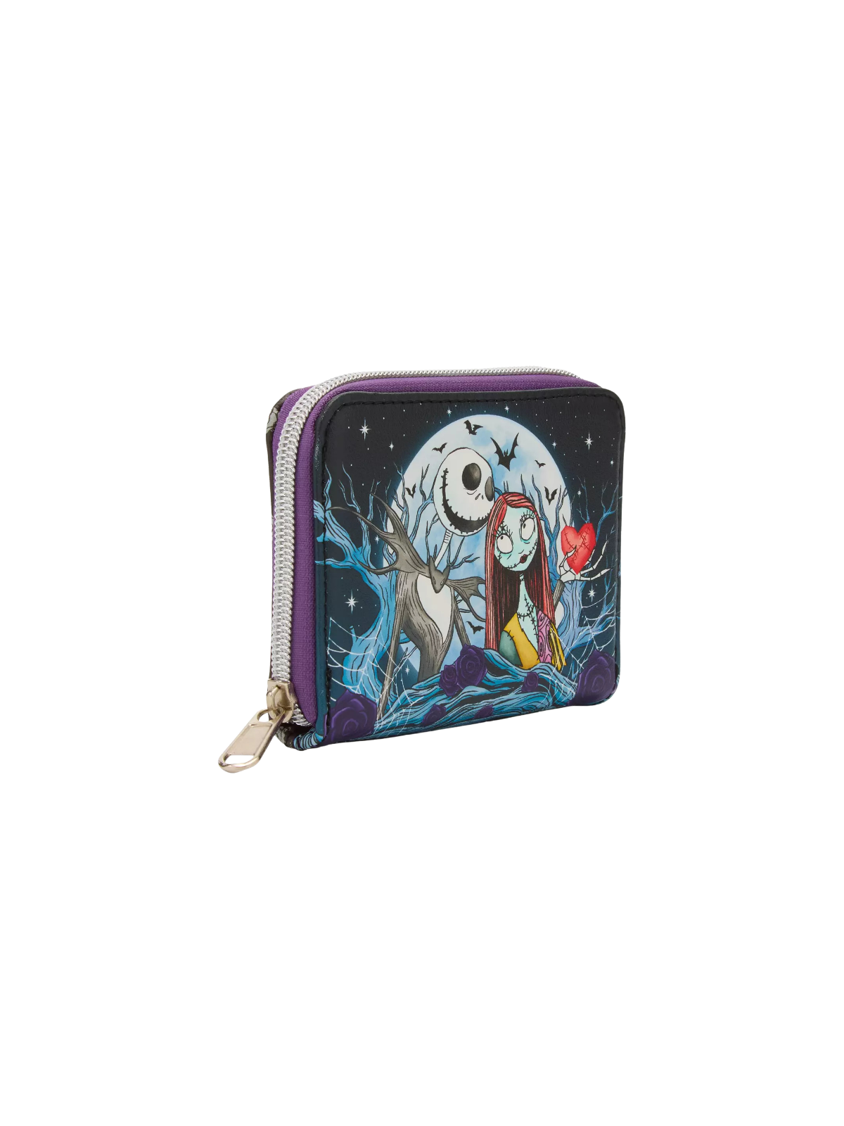 Portefeuille moon Jack & Sally L'étrange noël de Mr Jack LOUNGEFLY
