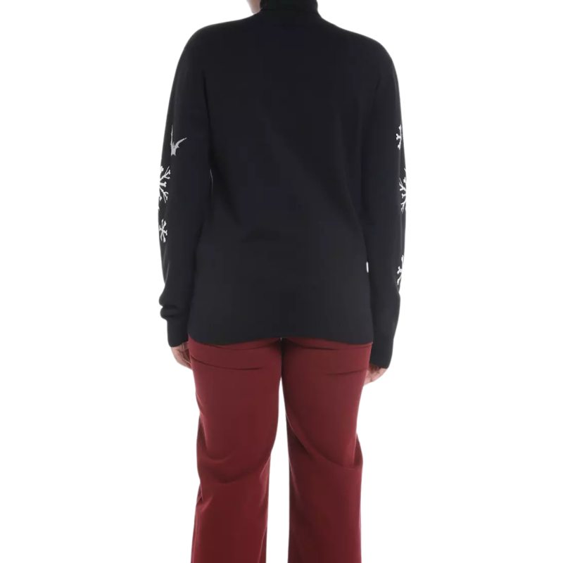 Pull col roulé en maille Jack Flocon de Neige  L'Étrange Noël de Monsieur Jack