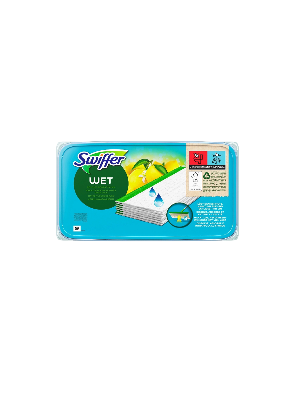 Swiffer Lingettes Sol Citron x24