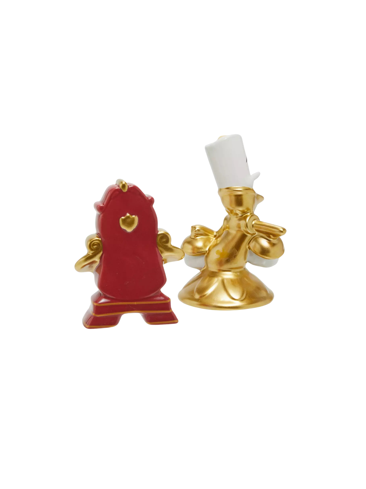 Figurine Sel & poivre lumière et Big ben La belle & la bête