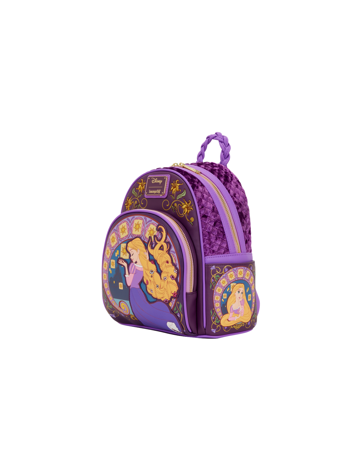 Sac à dos lanterns quilted Raiponce LOUNGEFLY