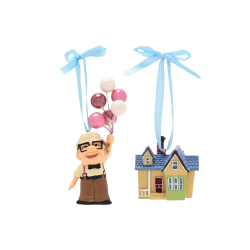 Set de 2 décorations Carl & la maison Là-haut