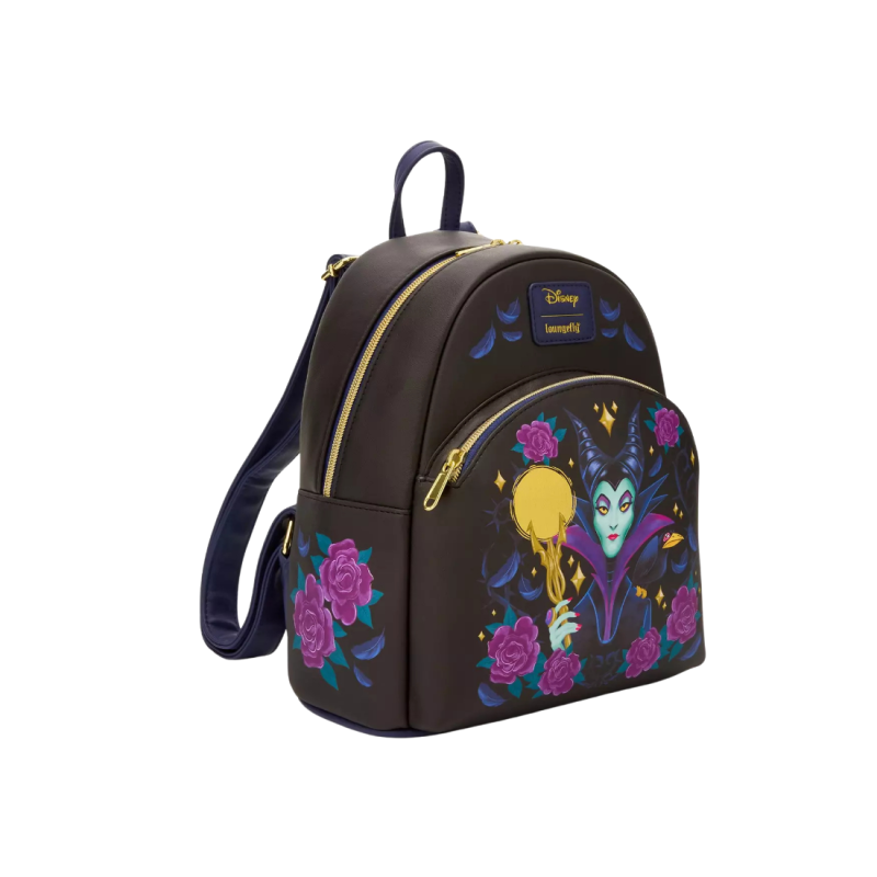 Sac à dos Maléfique floral La belle au bois dormant LOUNGEFLY