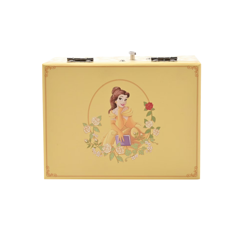 Boîte à bijoux musicale Belle pastel La Belle et la Bête
