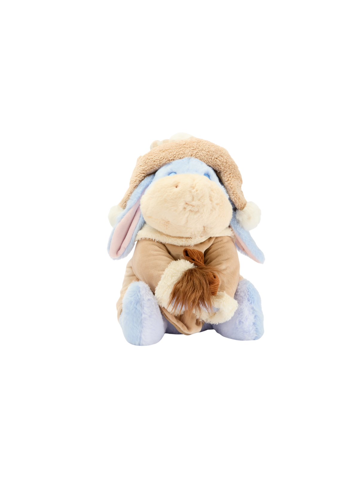 Peluche Bourriquet en tenue d'automne Winnie l'Ourson