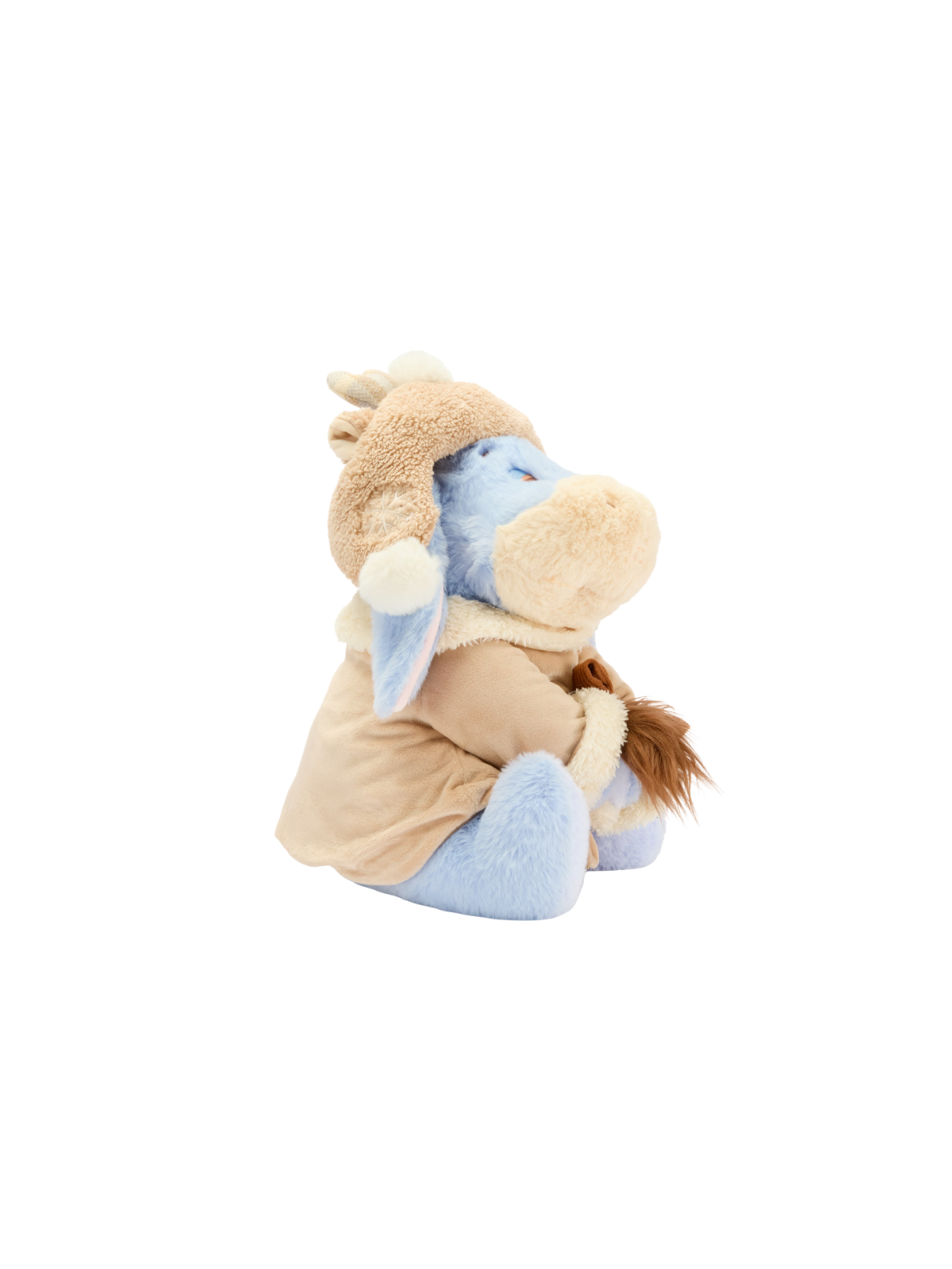 Peluche Bourriquet en tenue d'automne Winnie l'Ourson