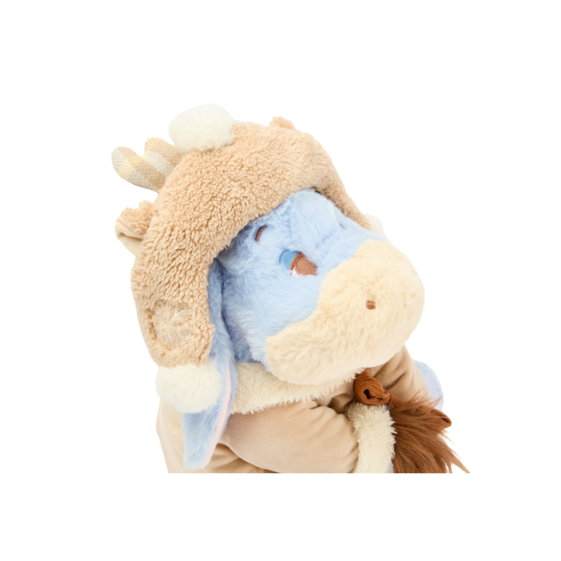 Peluche Bourriquet en tenue d'automne Winnie l'Ourson