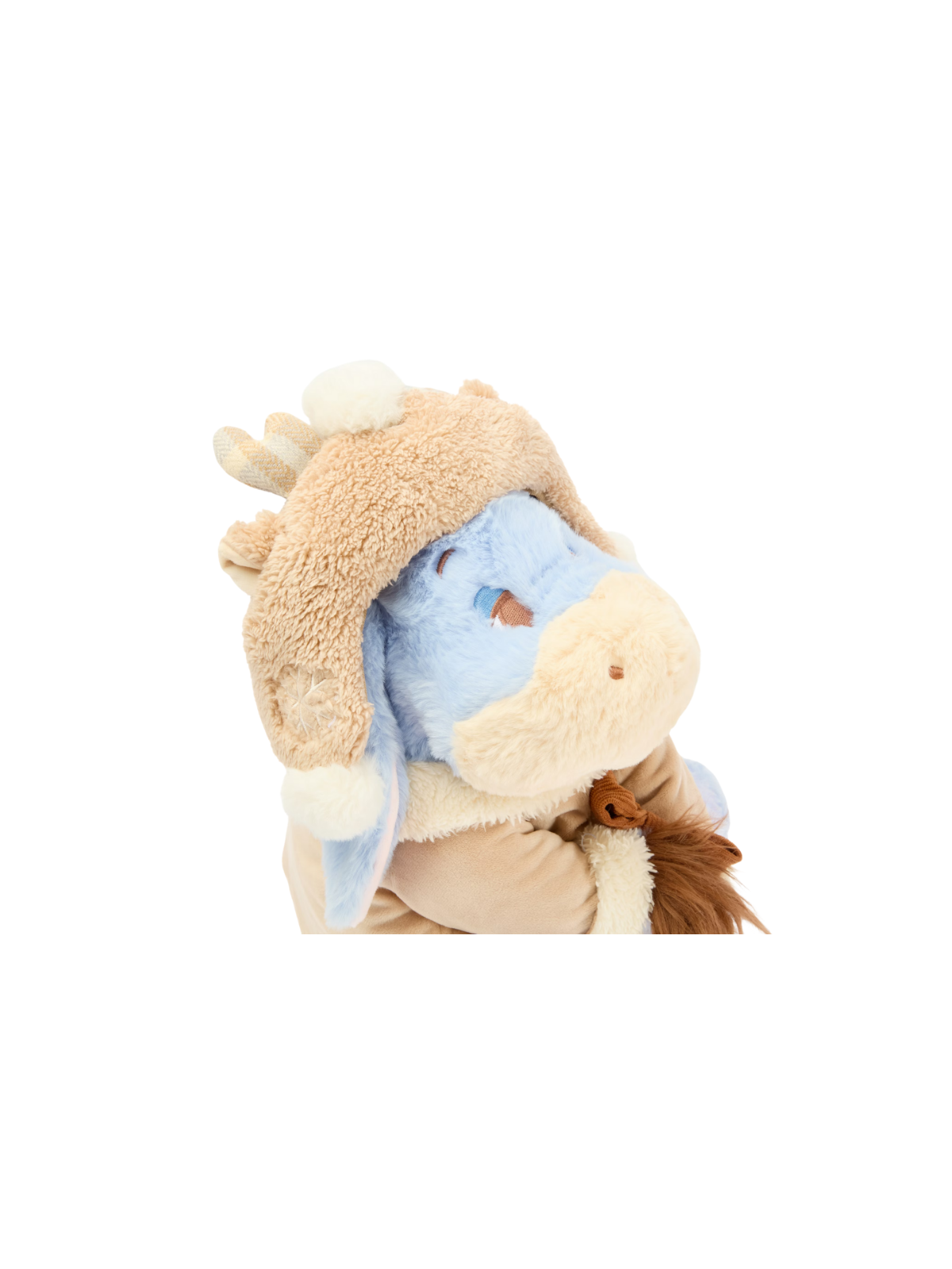 Peluche Bourriquet en tenue d'automne Winnie l'Ourson