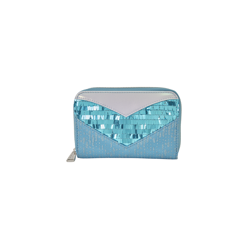 Portefeuille elsa glitter sequins La reine des neiges LOUNGEFLY
