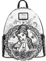 Sac à dos Belle Sketch La belle & la bête LOUNGEFLY