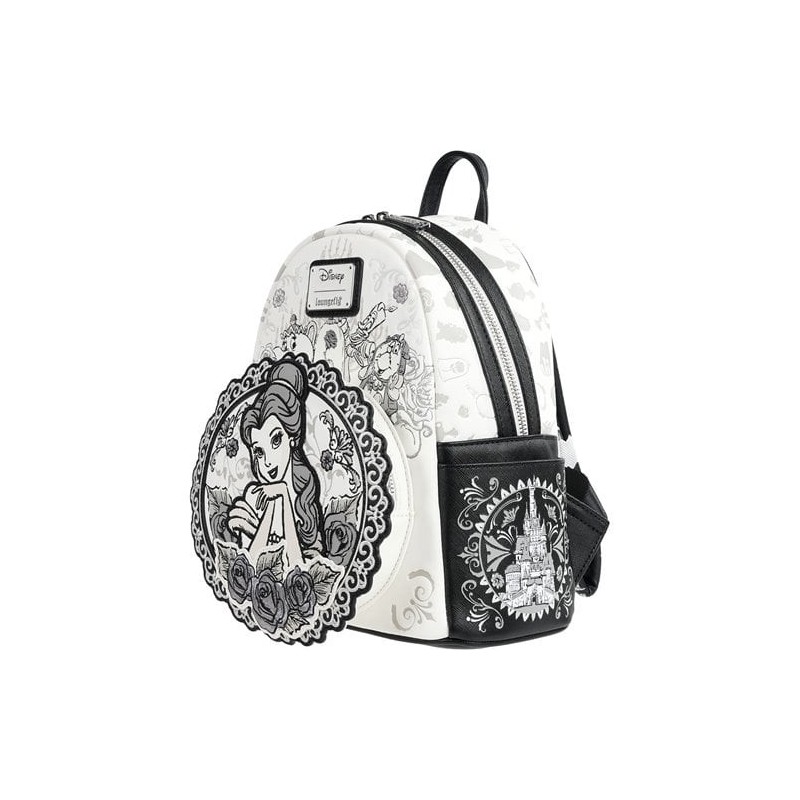 Sac à dos Belle Sketch La belle & la bête LOUNGEFLY
