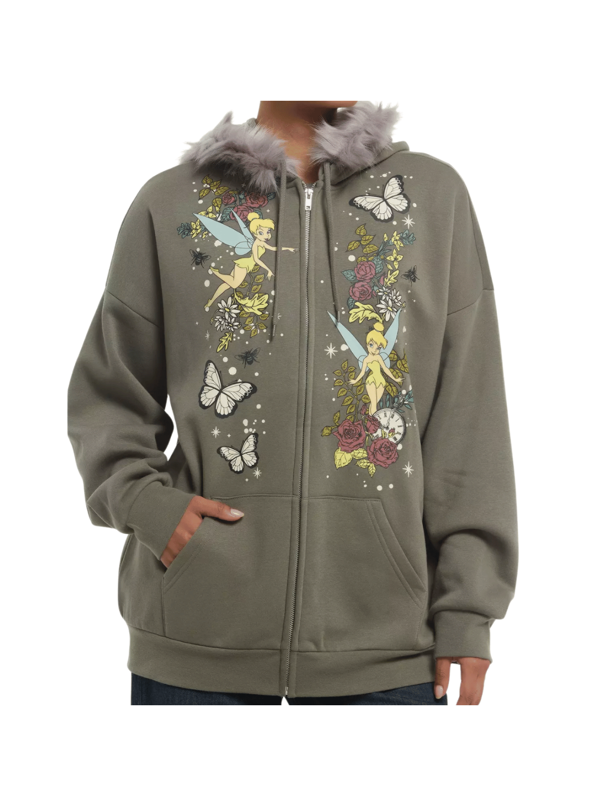 Sweat à capuche Clochette Peter Pan Disney