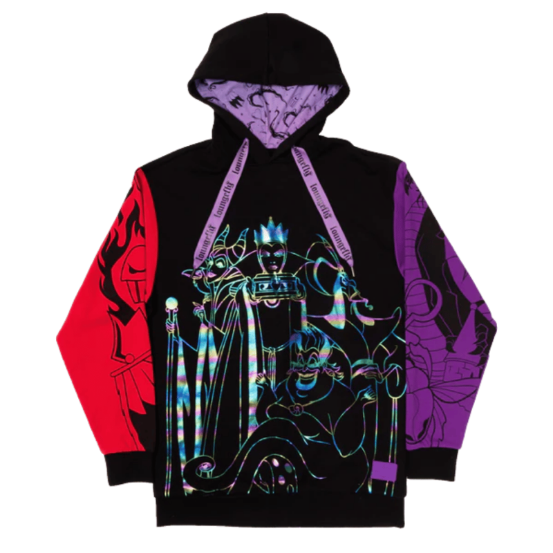 Sweat à capuche Villain Colour Block Disney LOUNGEFLY