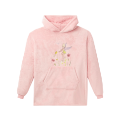 Sweat plaid à Capuche Clochette Disney