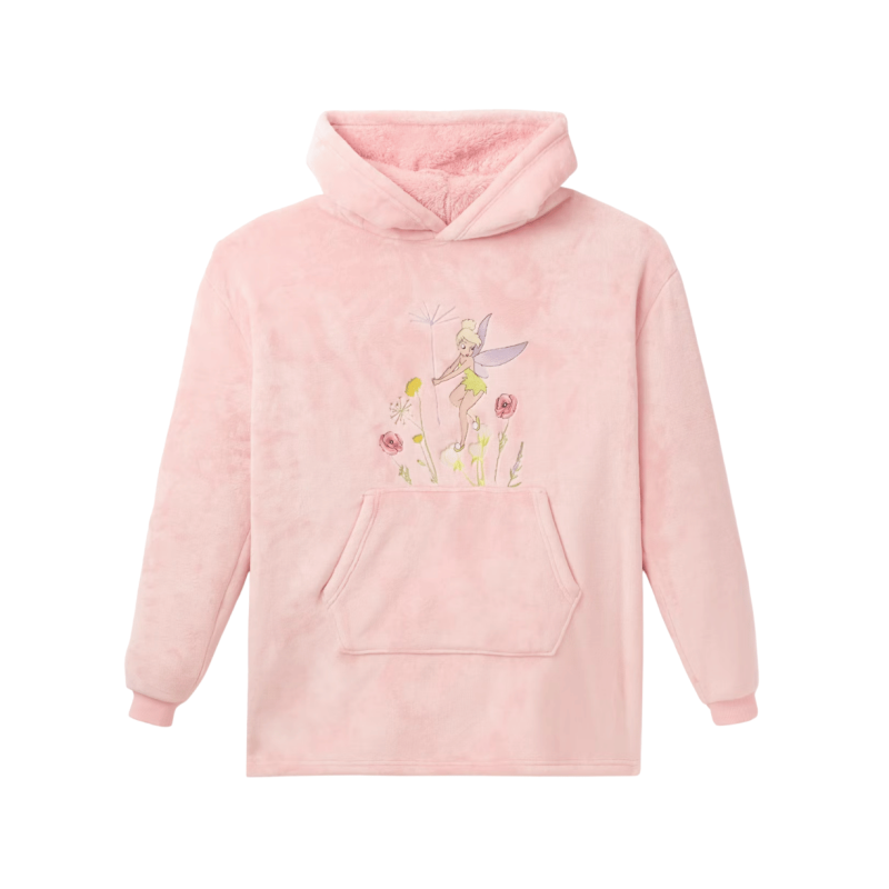 Sweat plaid à Capuche Clochette Disney