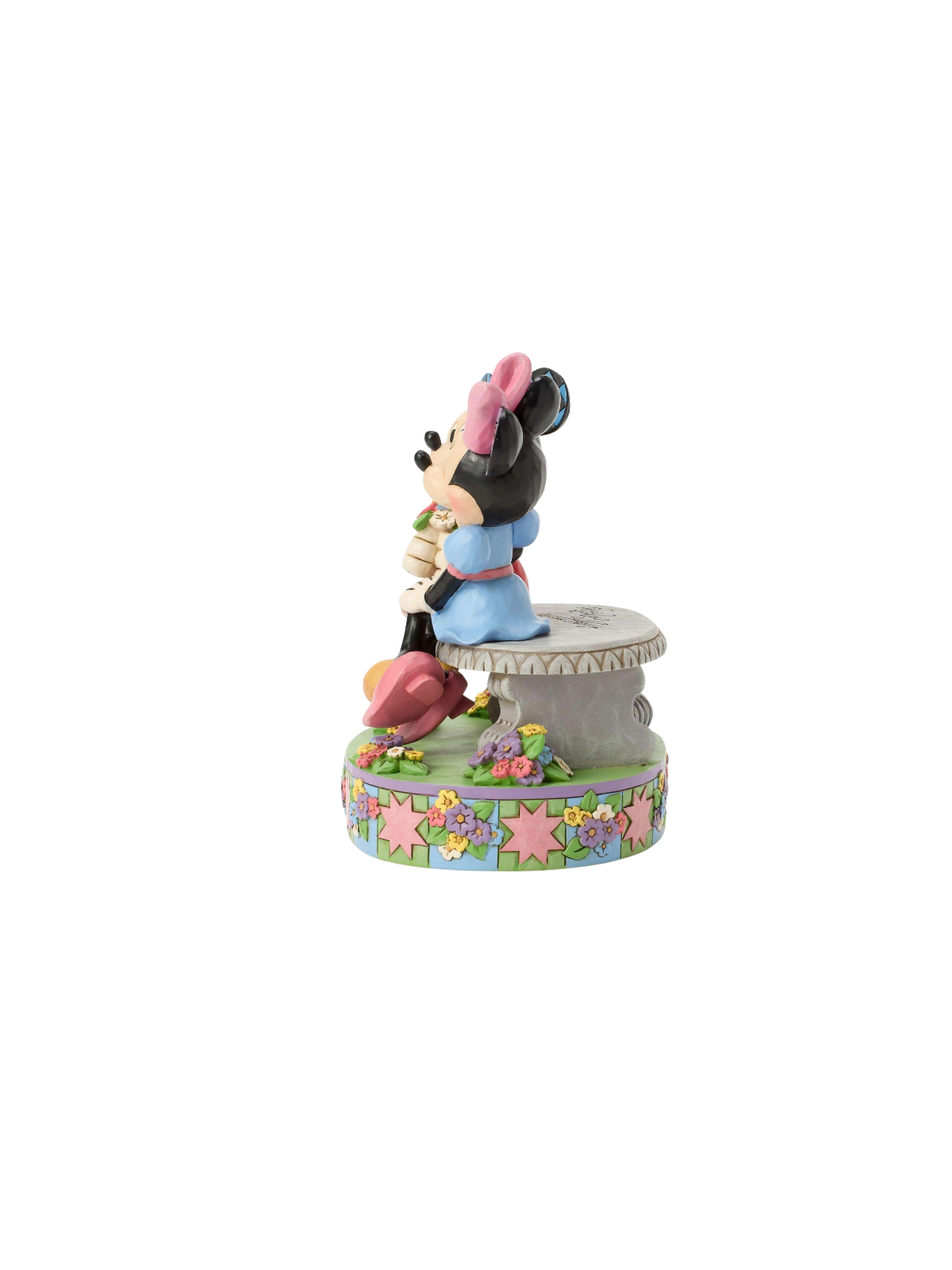 Figurine Mickey et Minnie sur un banc - Disney Traditions 6017845