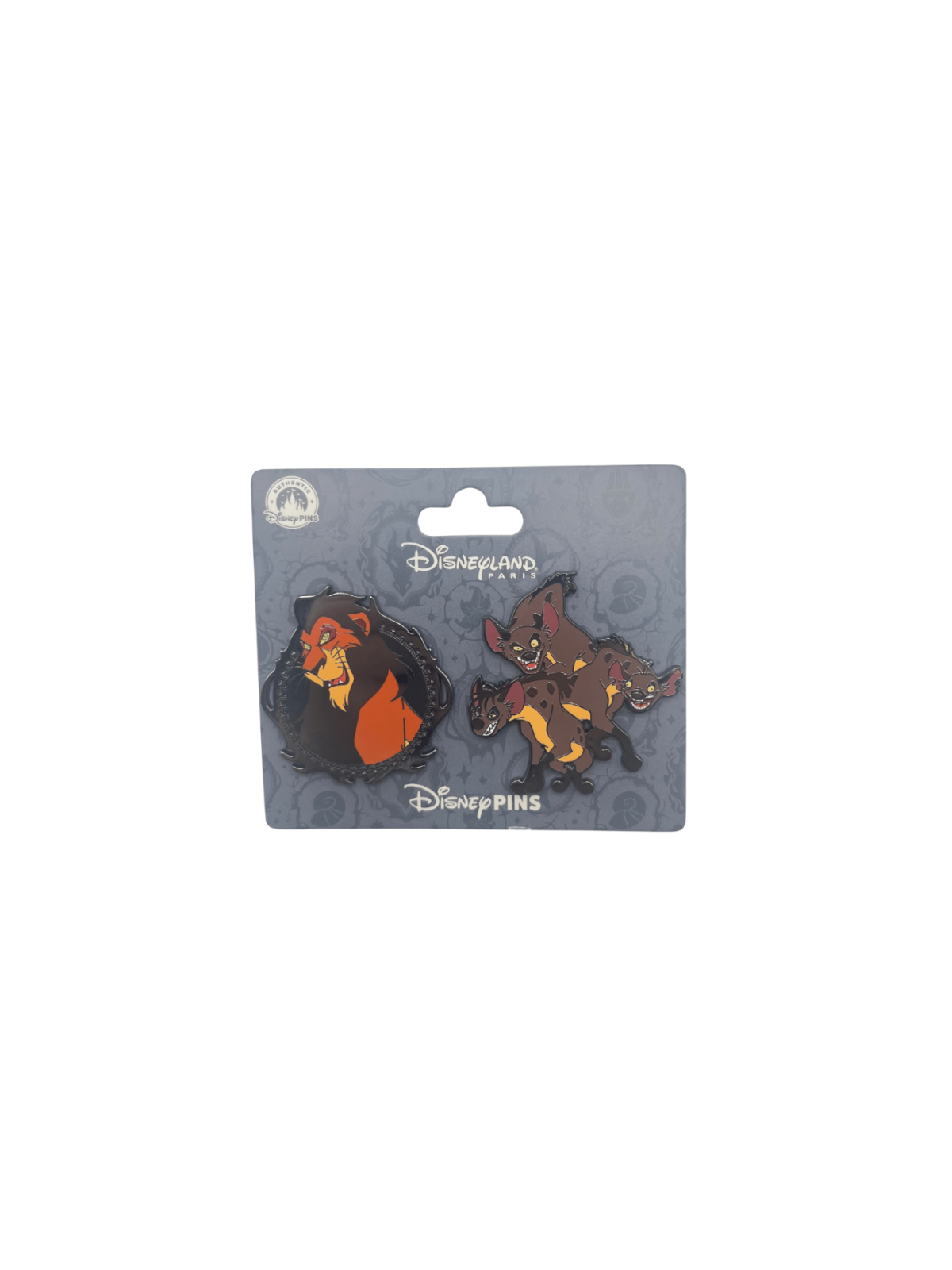 Pin's Set Villains Scar et les hyènes Le Roi Lion Disney