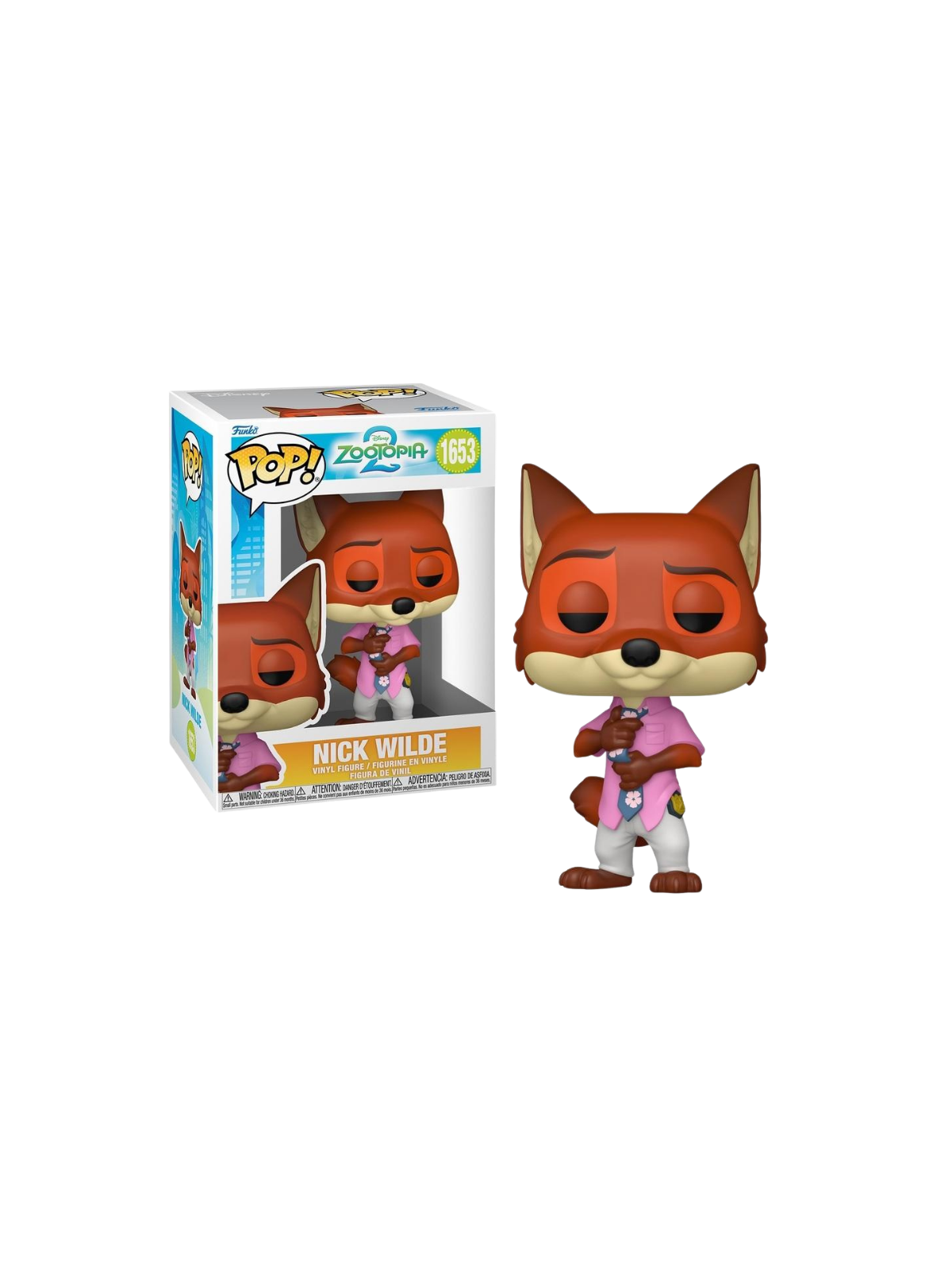 Figurine POP Nick Wild Zootpie 2 N°1653
