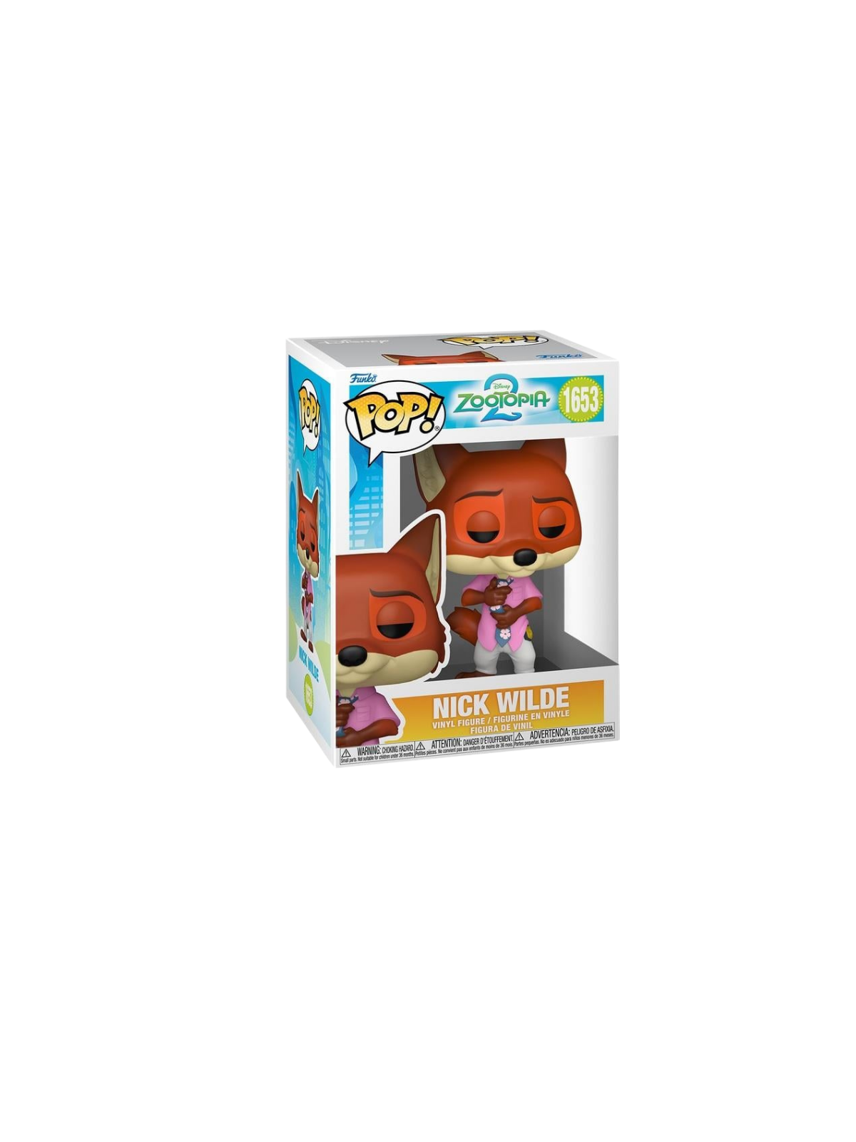 Figurine POP Nick Wild Zootpie 2 N°1653