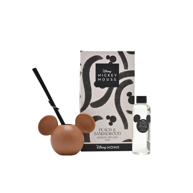 Diffuseur Mickey terracotta pêche & bois de santal disney