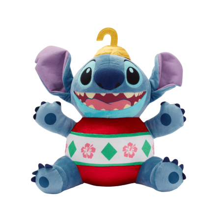 Peluche Stitch spéciale fêtes Noël Disney