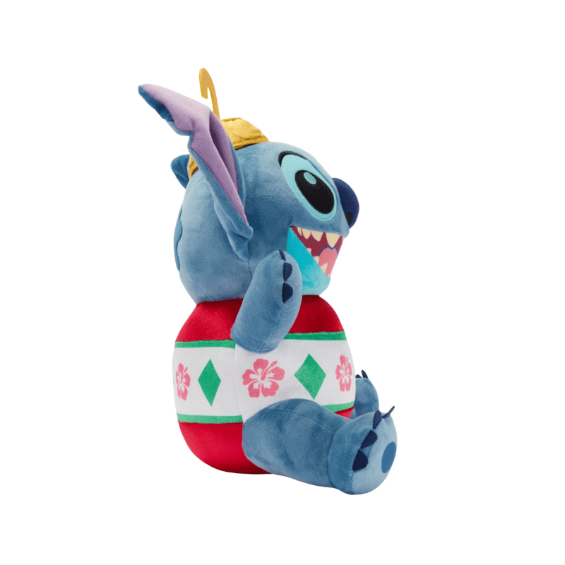 Peluche Stitch spéciale fêtes Noël Disney