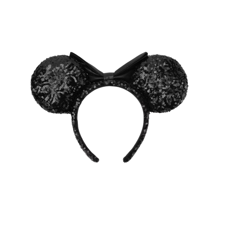 Ears Minnie Mouse sequins noirs disney