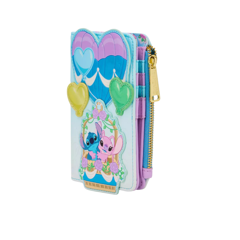 Portefeuille angel & stitch hot air balloon Lilo & Stitch LOUNGEFLY