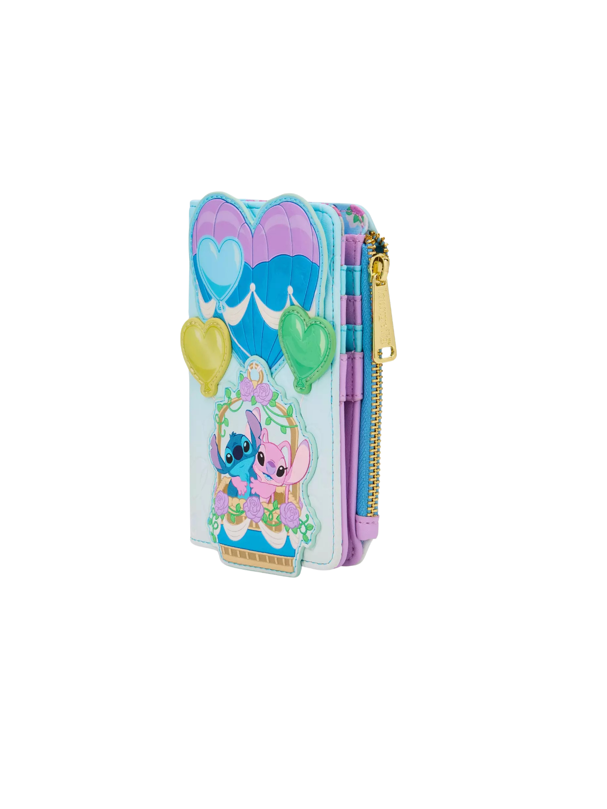 Portefeuille angel & stitch hot air balloon Lilo & Stitch LOUNGEFLY