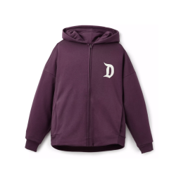 Gilet à capuche zippé avec logo Disneyland Violet
