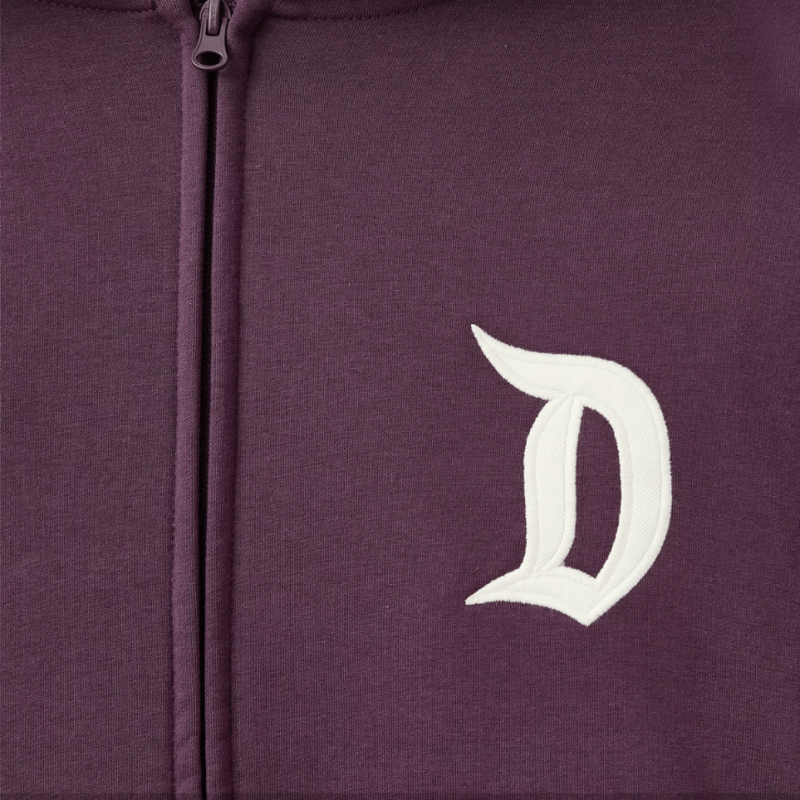 Gilet à capuche zippé avec logo Disneyland Violet