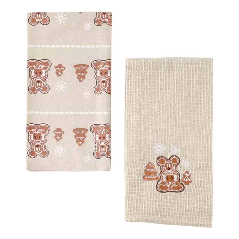 Torchons de cuisine Mickey Pain d'épice Disney