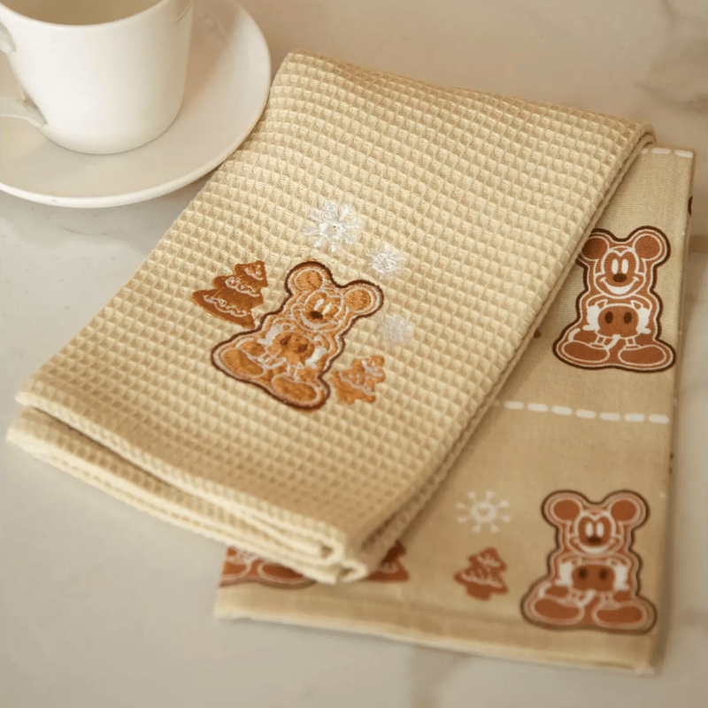 Torchons de cuisine Mickey Pain d'épice Disney