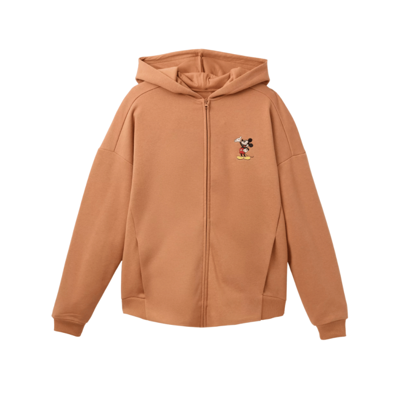 Gilet à capuche zippé Mickey Mouse Beige DISNEY