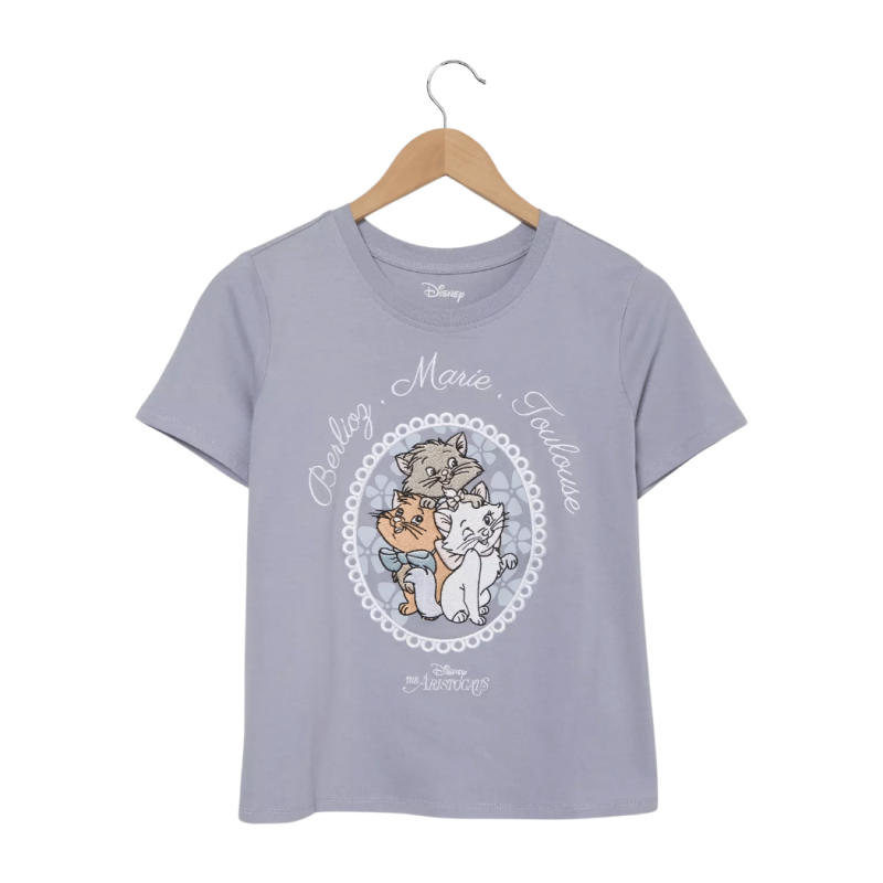 T-shirt femme Les Aristochats Portrait Chaton Disney