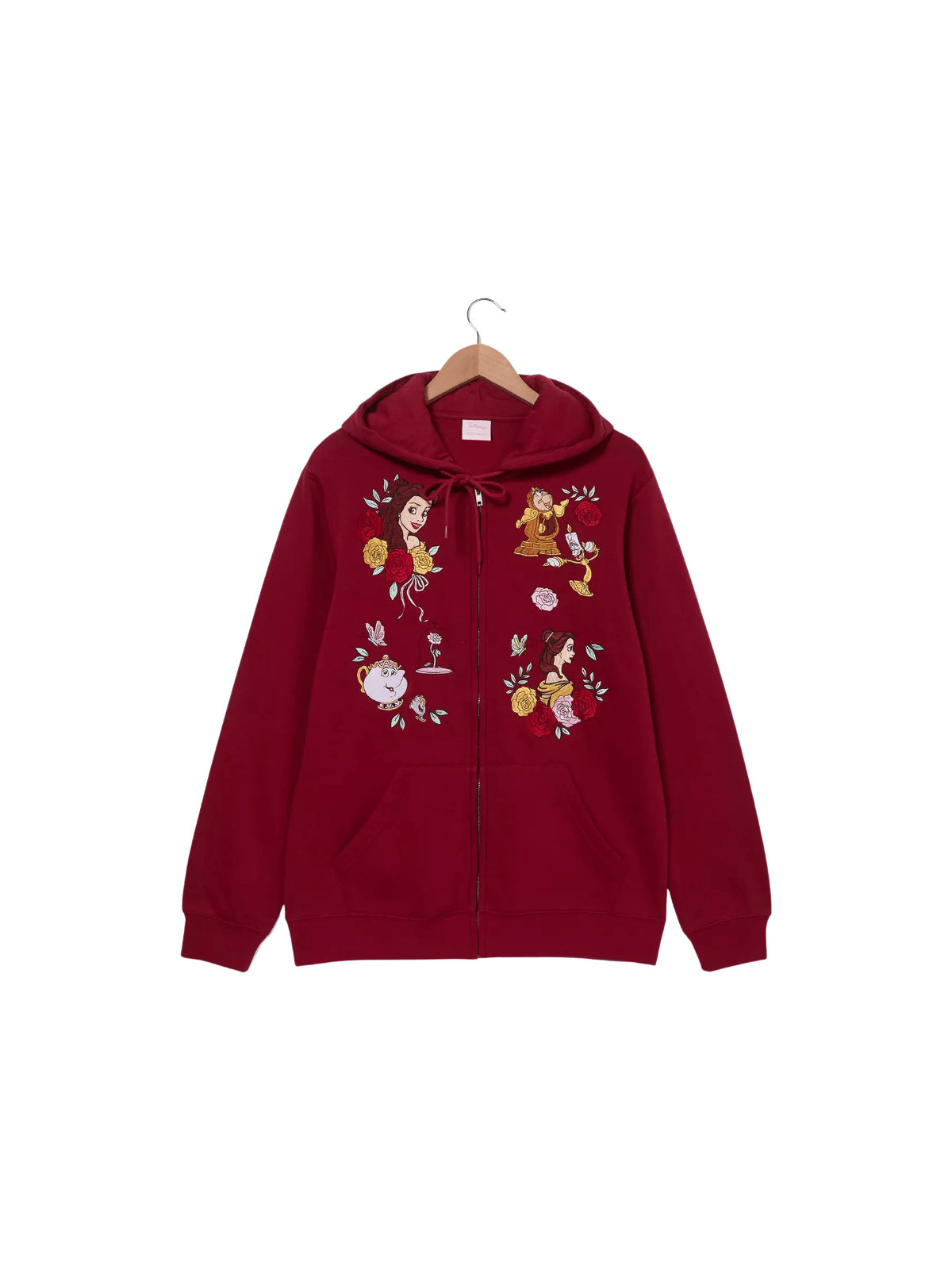 Gilet à capuche brodé La Belle et la Bête Disney