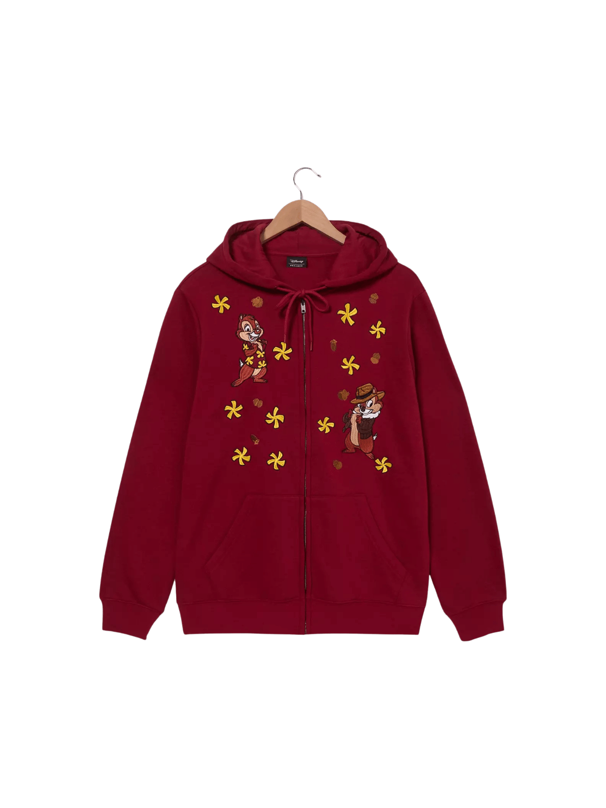 Sweat à capuche brodé de fleurs Tic et Tac Disney