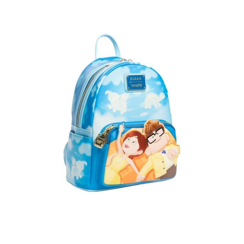 Sac à dos Carl & Ellie in the clouds Là-haut LOUNGEFLY Import