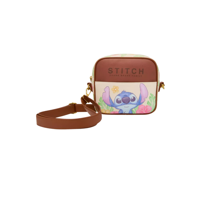 Sac à bandoulière floral caméra Stitch LOUNGEFLY Import